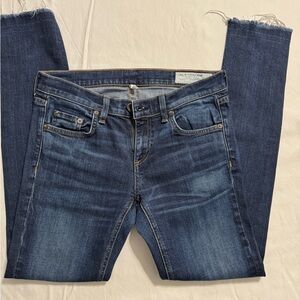 Rag & Bone Dark Blue Ankle Jeans